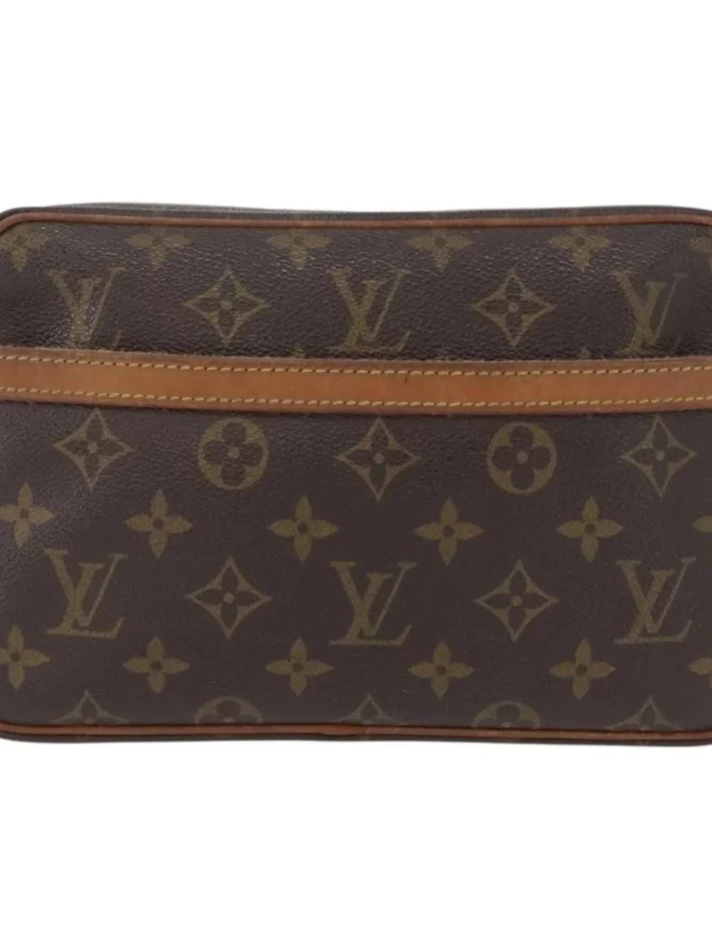LOUIS VUITTON Monogram Compiegne 23 Clutch Bag M51847 LV Auth 172739